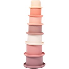 Bo Jungle B Stacking Cups Lovely Pink Gobelets Empilables Pour Le Bain