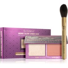 Sigma Beauty Berry Glow Cheek Duo Blush Et Enlumineur Avec Pinceau