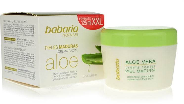 Babaria Aloe Vera Cr Me Visage Pour Peaux Matures Notino Fr