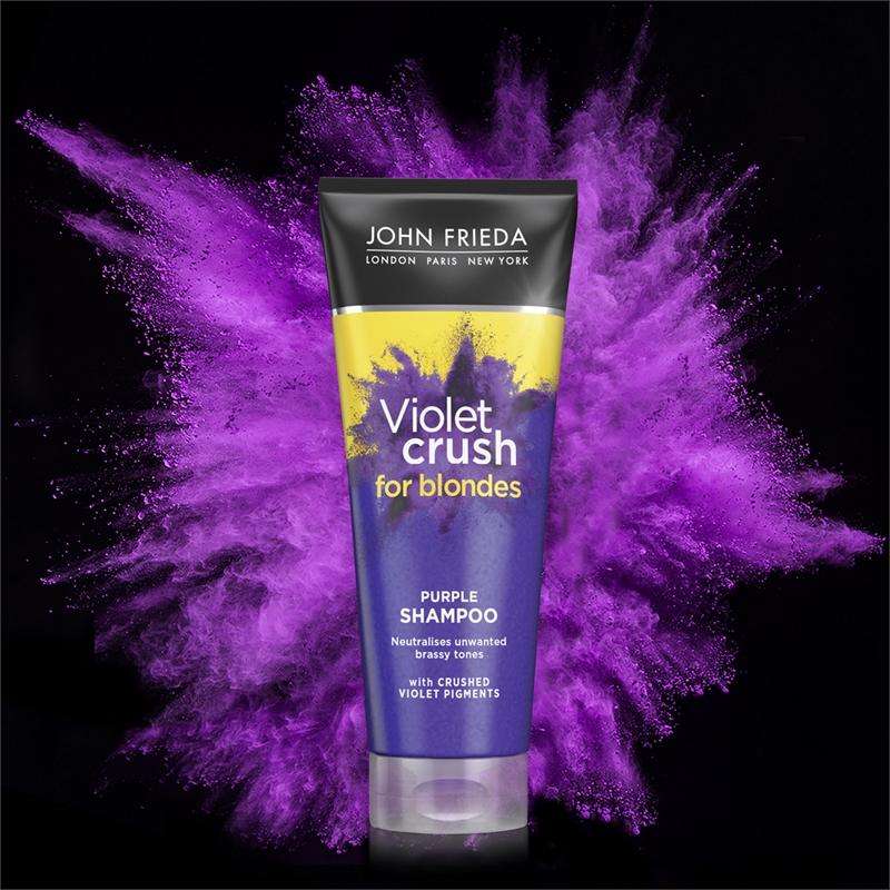 John Frieda Sheer Blonde Violet Crush champô cor para cabelo loiro