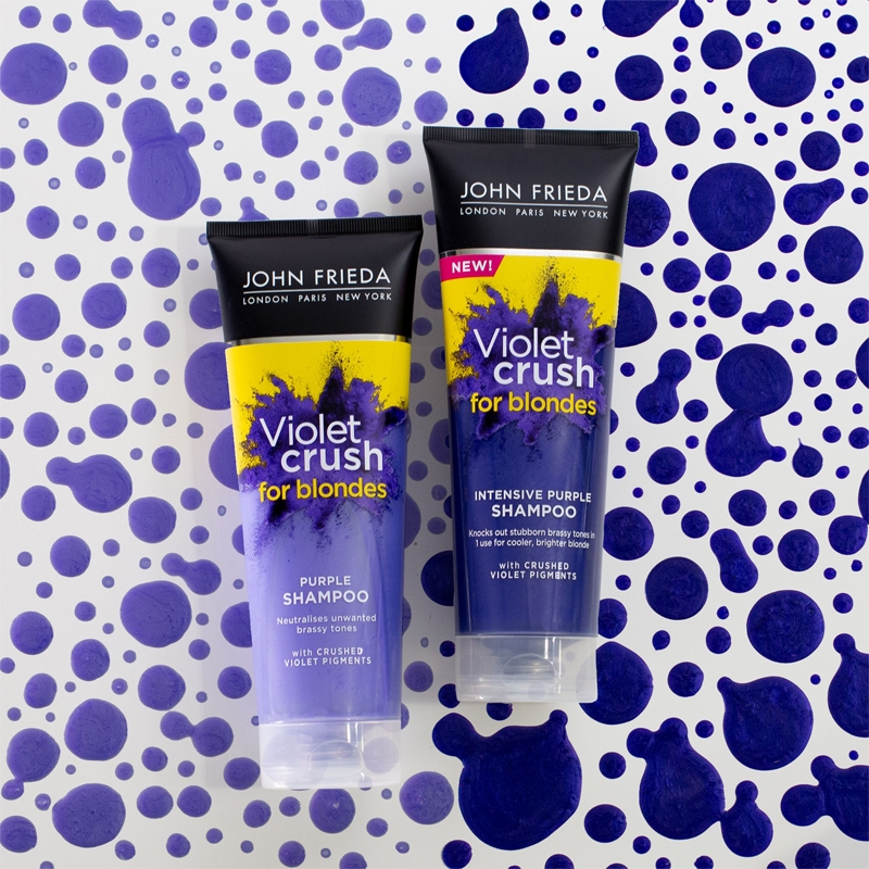 John Frieda Sheer Blonde Violet Crush Shampoing Violet Pour Cheveux