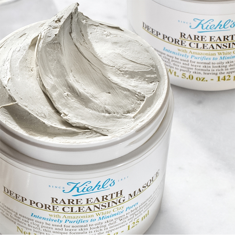 Kiehl S Rare Earth Deep Pore Cleansing Mask Tiefenreinigende Maske Zur