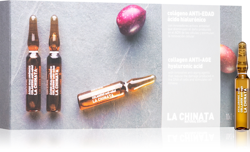 La Chinata Anti Aging Ampoules Ampoules L Acide Hyaluronique Notino Fr