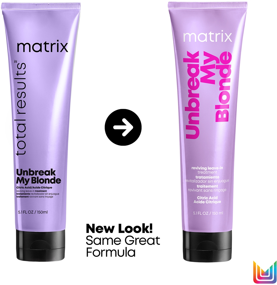 Matrix Unbreak My Blonde Cuidado Sem Enxaguar Para Cabelo Loiro E