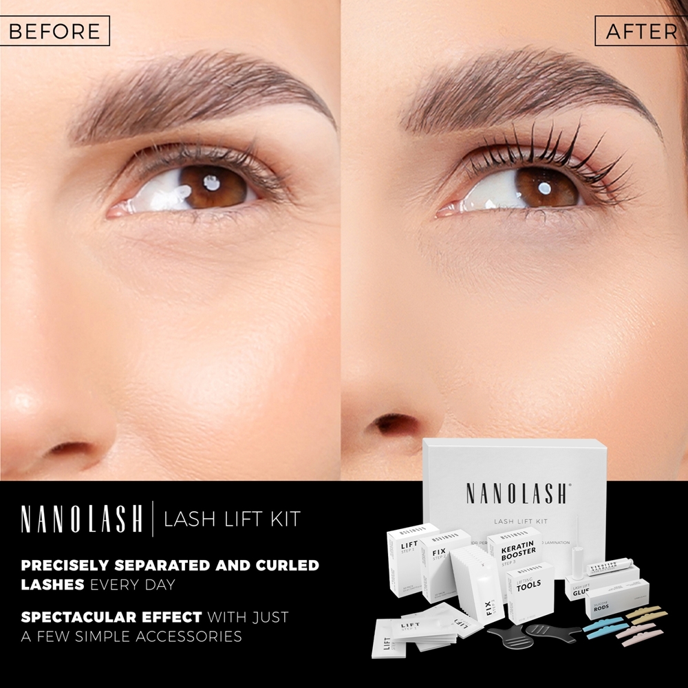 Nanolash Lash Lift Kit Set Per Il Lifting E La Laminazione Delle Ciglia