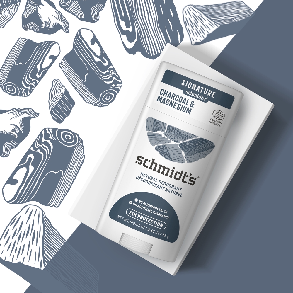 Schmidt S Charcoal Magnesium Deodorant Stick 24 H Notino Co Uk