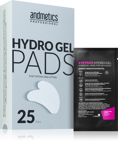 andmetics Professional Hydro Gel Eye Pads vlažilne gelaste blazinice za