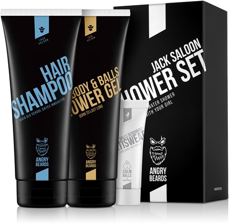 Angry Beards Jack Saloon Shower Set Set For Men Notino Co Uk