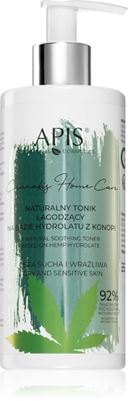 Apis Natural Cosmetics Cannabis Home Care Soothing Toner For Dry And