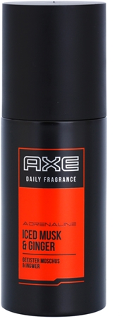 Axe Adrenaline Iced Musk And Ginger Body Spray For Men Notino Co Uk