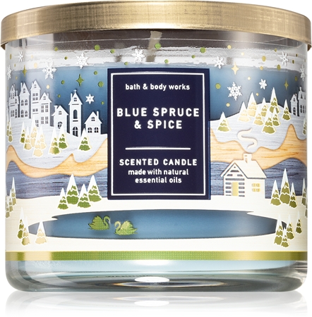 Bath Body Works Blue Spruce Spice Scented Candle Notino Co Uk