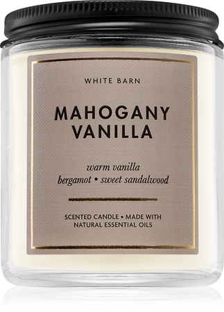 Bath Body Works Mahogany Vanilla Duftkerze I Notino