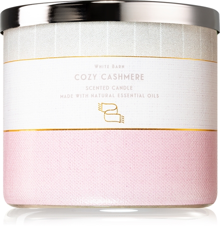 Bath Body Works Cozy Cashmere bougie parfumée II notino fr