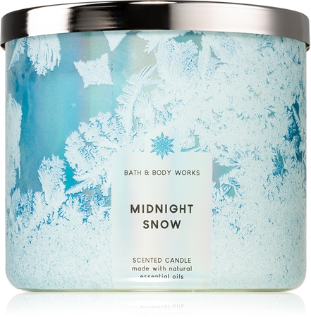 Bath Body Works Midnight Snow Scented Candle Notino Co Uk