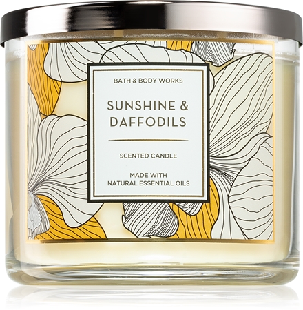 Bath Body Works Sunshine and Daffodils bougie parfumée II notino fr