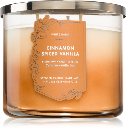 Bath Body Works Cinnamon Spiced Vanilla Scented Candle Notino Co Uk