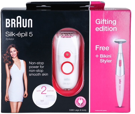 Braun Silk épil 5 5380 Epilator Bikini Styler notino co uk