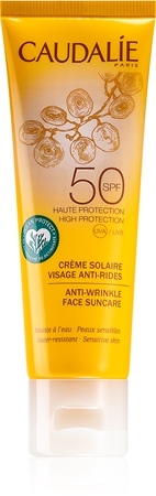 Caudalie Suncare crème solaire visage anti rides SPF 50 notino be