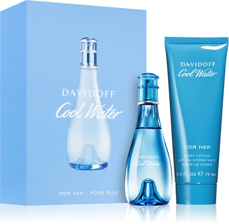 Davidoff Cool Water Woman Zestaw Upominkowy Dla Kobiet Notino Pl