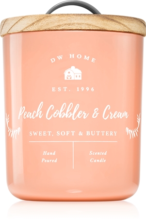 Dw Home Farmhouse Peach Cobbler Cream Candela Profumata Notino It