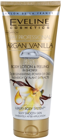 Eveline Cosmetics Spa Professional Argan Vanilla Peeling Pod Prysznic