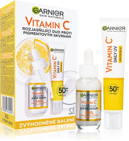 Garnier Skin Naturals Vitamin C Zestaw Z Efektem Rozja Niaj Cym