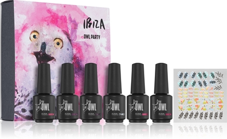 Grey Owl Go Ibiza Nail Polish Set Verwendung Mit Einer Uv Led Lampe