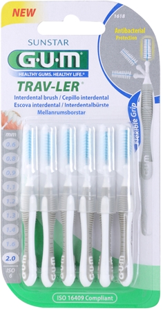 G U M Trav Ler Interdental Brushes Notino Co Uk