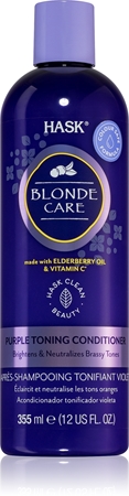 Hask Blonde Care Acondicionador Para Cabello Rubio Neutralizante Para