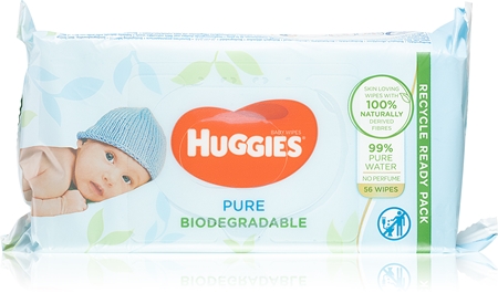 Huggies Pure Biodegradable Feuchtt Cher F R Kinder Notino At