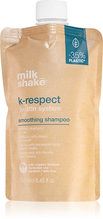 Milk Shake K Respect Smoothing Shampoo šampūnas linkusiems šiauštis