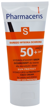 Pharmaceris S Sun hidrolipidna zaščitna krema SPF 50 notino si