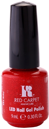 Red Carpet LED esmalte de uñas en gel con purpurina notino es