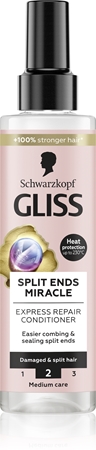 Schwarzkopf Gliss Split Ends Miracle Condicionador Sem Enxaguar Para