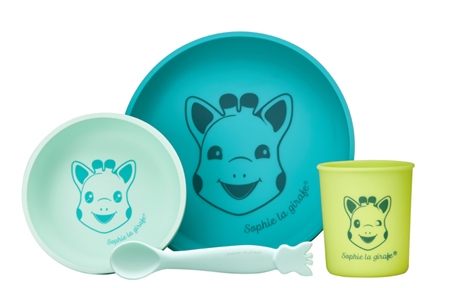 Sophie La Girafe Vulli Silicone Meal Set Geschirrset Green M Notino Ch