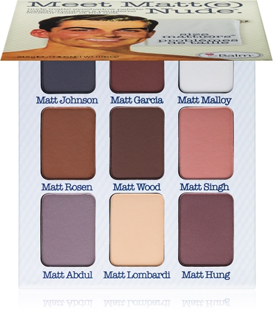 Thebalm Meet Matt E Nude Paleta Cieni Do Powiek