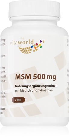 Vita World Msm Mg Kapseln Zur Unterst Tzung Des Stoffwechsels Und