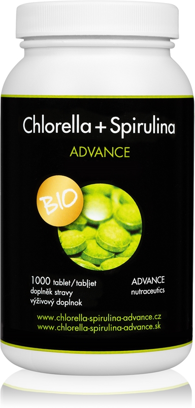 Advance Chlorella Spirulina Tablety Na Detoxik Ciu Organizmu A