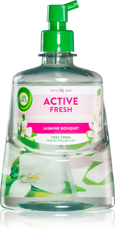 Air Wick Active Fresh Jasmine Bouquet désodorisant recharge notino fr