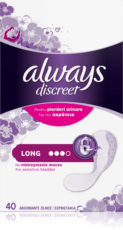 Always Discreet Long Serviettes Incontinence Notino Fr