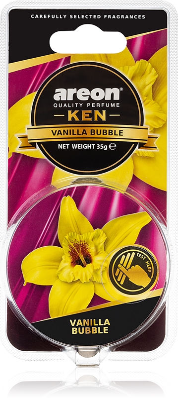 Areon Ken Vanilla Bubble Car Air Freshener Notino Co Uk