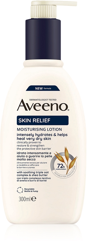 Aveeno Skin Relief Nourishing Lotion Leite Corporal Hidratante Para