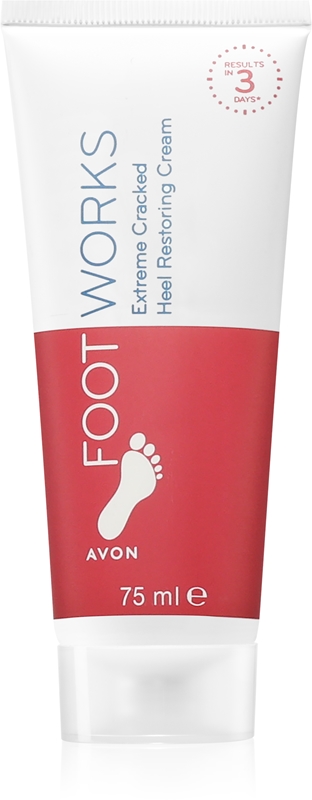 Avon Foot Works Extreme Cracked Crema Regeneradora Para Pies Agrietados