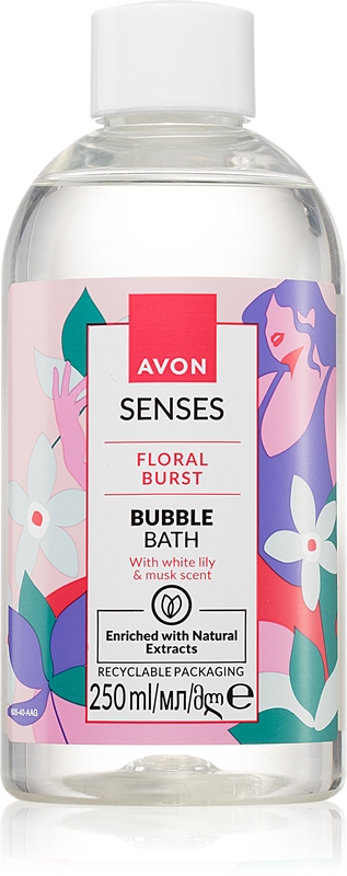 Avon Senses Floral Burst Bath Foam Notino Co Uk