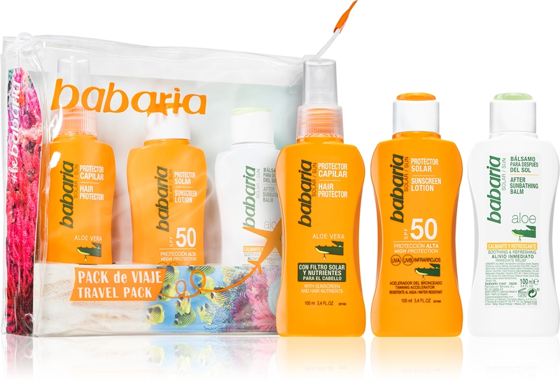 Babaria Sun Travel Pack Travel Set For Tanning Notino Co Uk