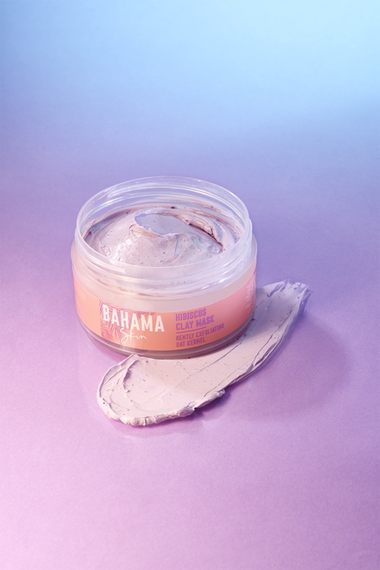 Bahama Skin Hibiscus Clay Mask Mascarilla Facial Limpiadora De Arcilla