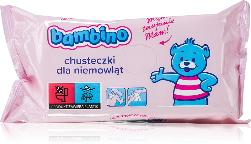 Bambino Baby Wet Wipes lingettes douces pour bébé notino fr