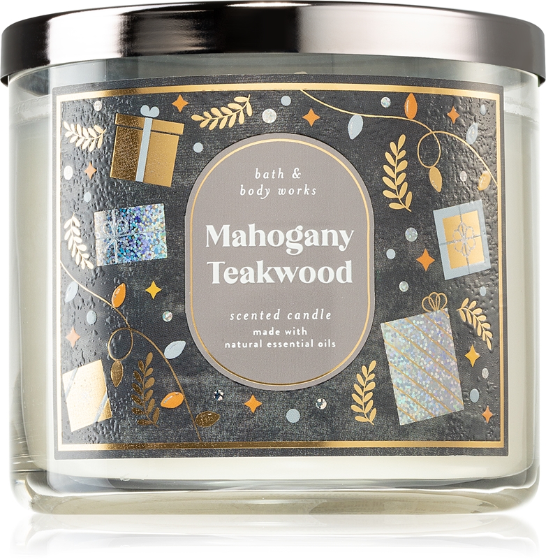 Bath Body Works Mahogany Teakwood Vela Perfumada Notino Pt