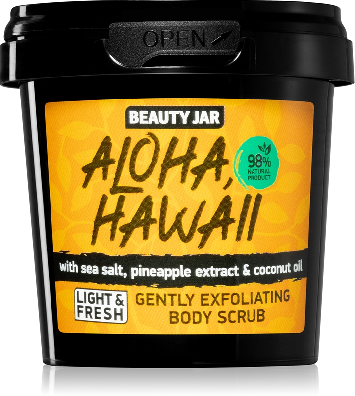 Beauty Jar Aloha Hawaii Gommage Doux Corps Au Sel Marin Notino Fr