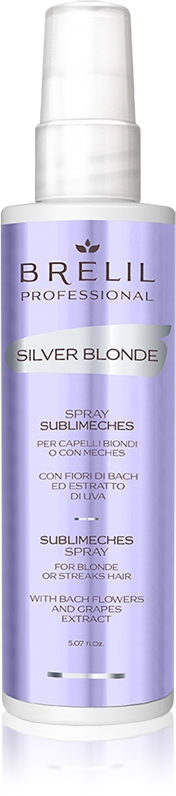 Brelil Numéro Silver Blonde Sublimeches Spray spray capilar neutraliza